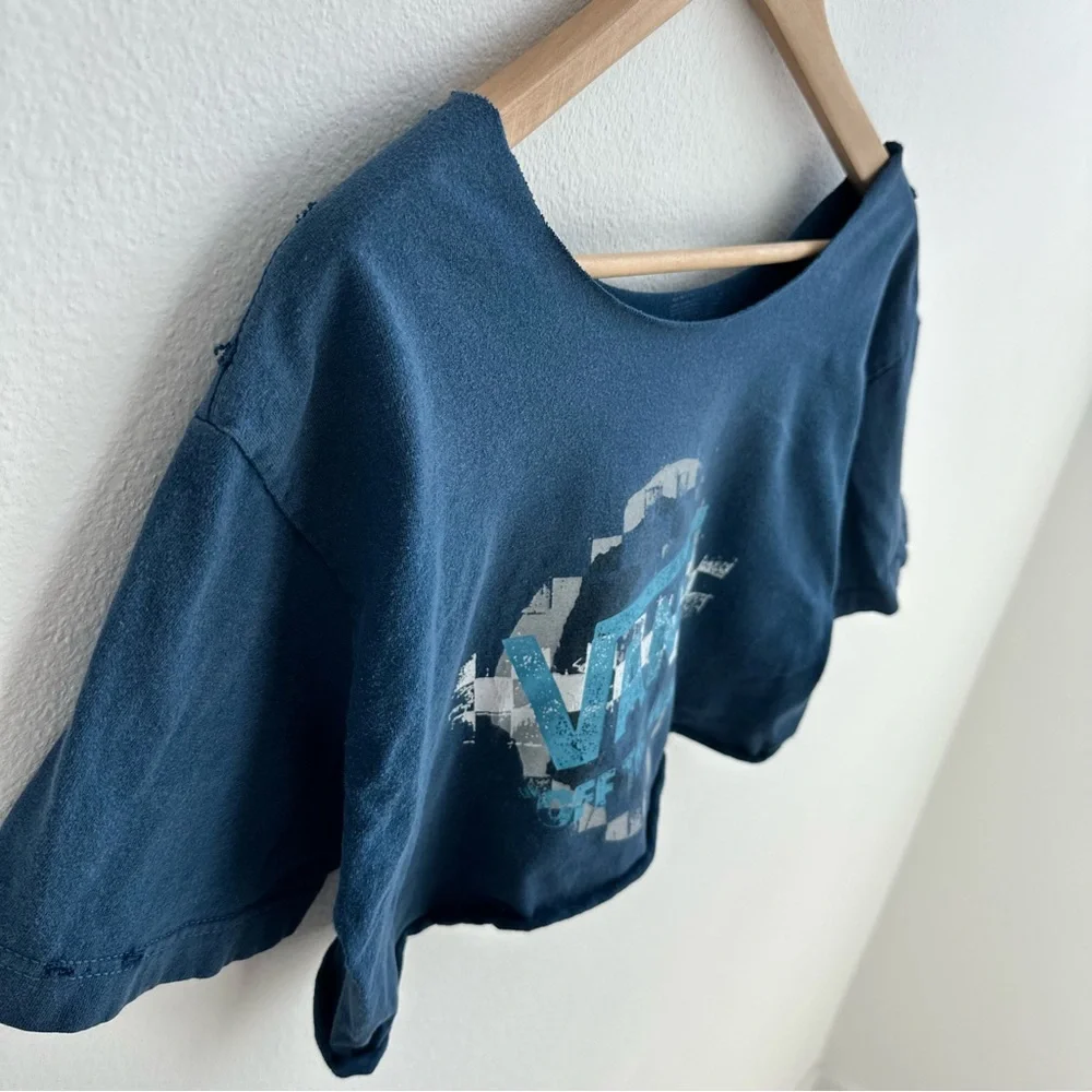 Vans Off the Shoulder Cropped Tee - Picture 2 of 4